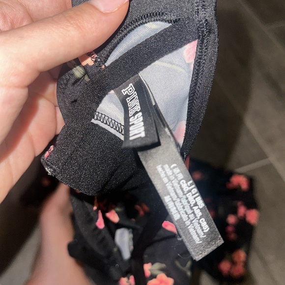 Vs pink Floral Black and Pink swim suit or gym outfit - Picture 7 of 7